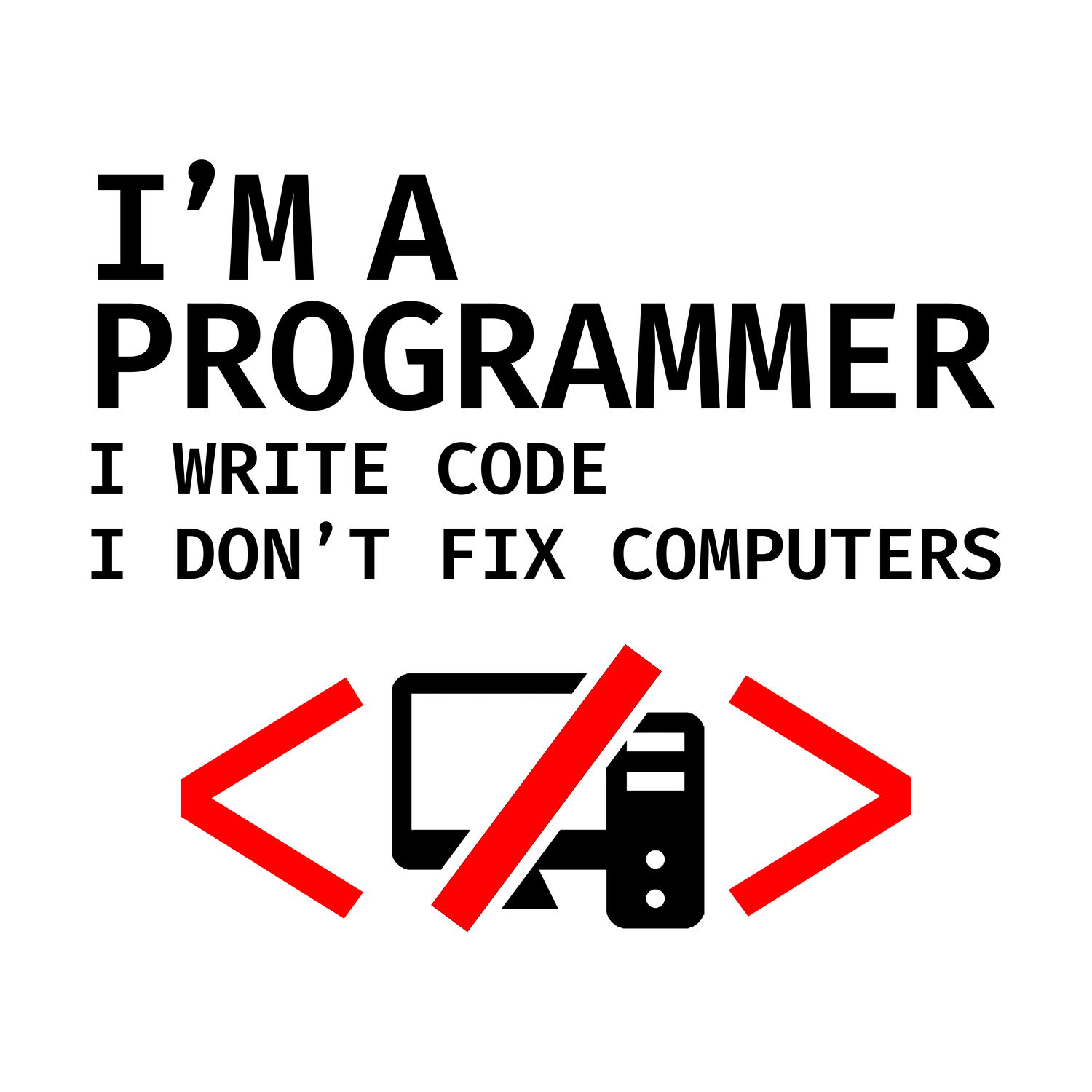 I'm a Programmer